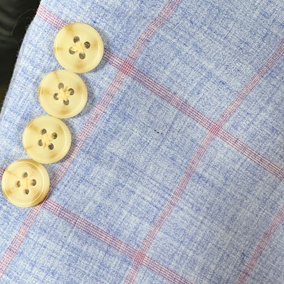 Tailorbyrd Blazer Jacket Men 42R Windowpane Sport Coat Floral Lined NEW - Picture 5 of 16